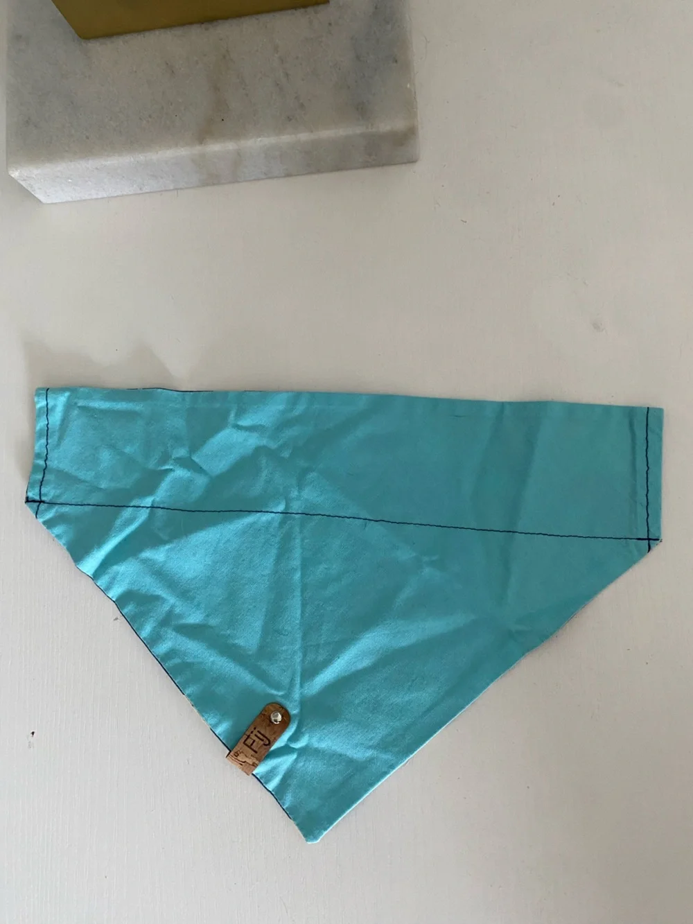 Reversible Navy Alien Cow Pet Bandana